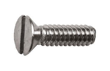 ステンレス(-)UNC(FLAT皿頭)ユニファイ並目小ねじ (スリワリ頭)